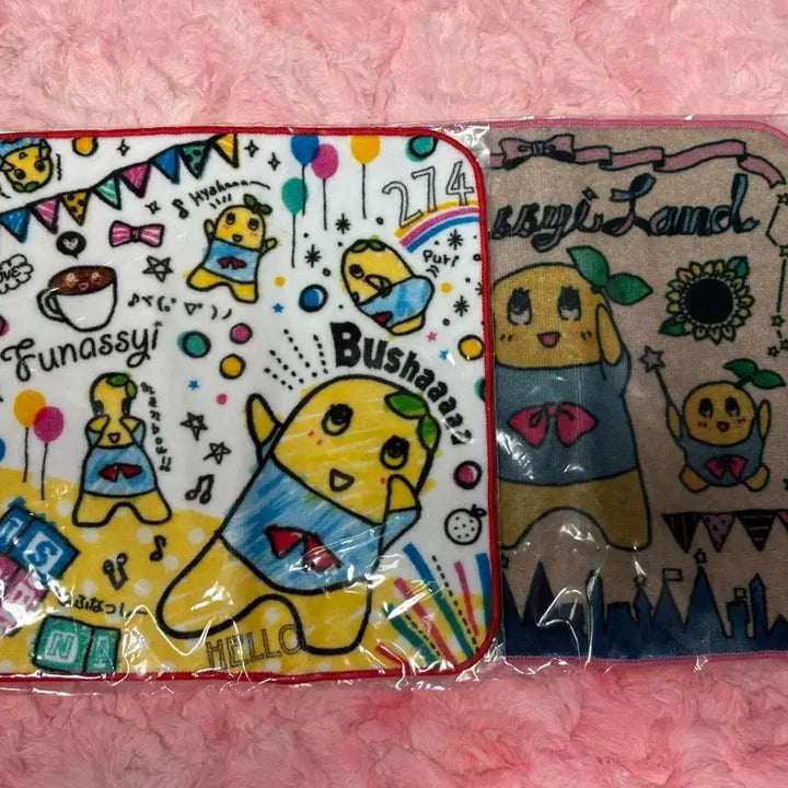 [BUNJANG] Funassy Funassy Land Mini Towel / 후낫시 후낫시랜드 미니 손수건 미니타월 (개별가격)