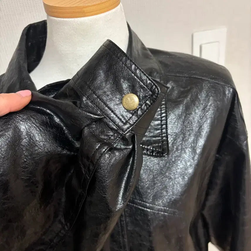 [BUNJANG] Somewherebut Leather Blouson Jacket / 썸웨어버터 레더 블루종 자켓 팝니다