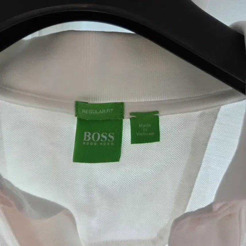 [BUNJANG] BOSS White Short Sleeve Polo Shirt L / 보스 화이트 반팔 카라 티셔츠 카라티 L 팝니다