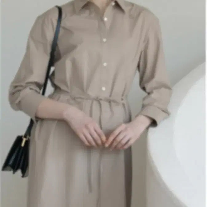 [BUNJANG] Depound Long Shirt Dress / 드파운드 롱 셔츠 원피스