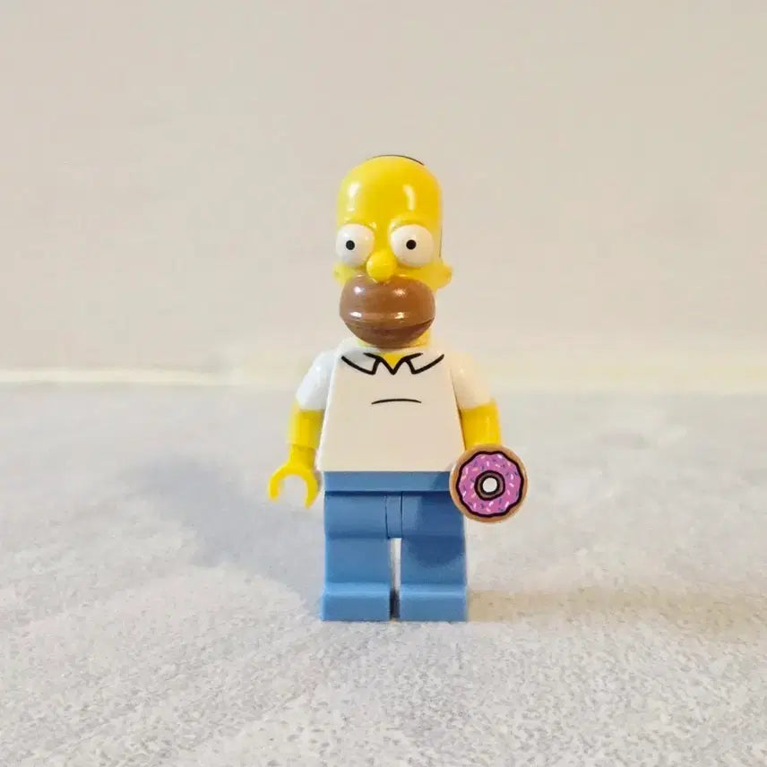 [BUNJANG] Lego Simpsons Homer Minifigure with Donut / 레고 심슨 호머 미니피겨 도넛