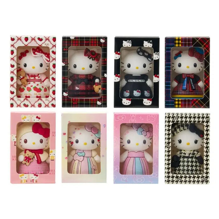 [BUNJANG] Sanrio Hello Kitty Secret Birthday Miniature Mascot Figure Full Box / 산리오 헬로키티 생일굿즈 시크릿 버스데이돌 미니어쳐 마스코트 피규어 풀박