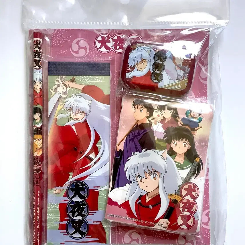 [BUNJANG] Inuyasha Classic Stationery Set (Red/Blue) / (2종) 이누야샤 고전 미니 선물 문구 세트 개별