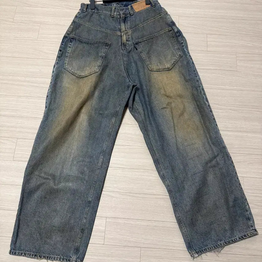 [BUNJANG] Projectgr Coated Backward Denim Jeans (First Edition) / [2] 프로젝트gr 코티드 백워드 초판 데님 청바지