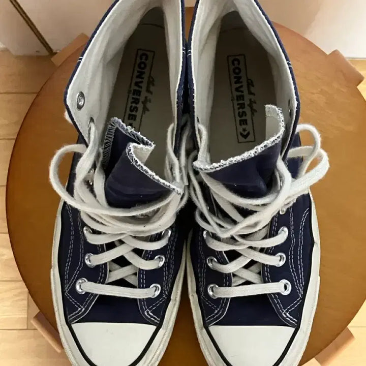 [BUNJANG] Converse Chuck Taylor High Navy Sneakers / 컨버스 척테일러 하이 네이비컬러