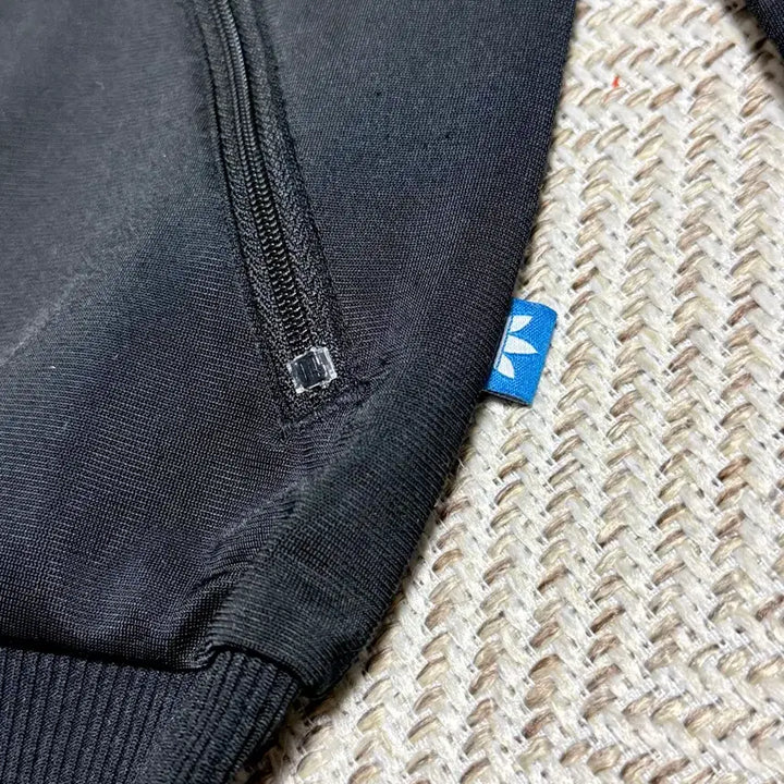 [BUNJANG] Adidas Black Three-Stripes Track Top Zip-Up / 아디다스 블랙 삼선 트랙탑 집업