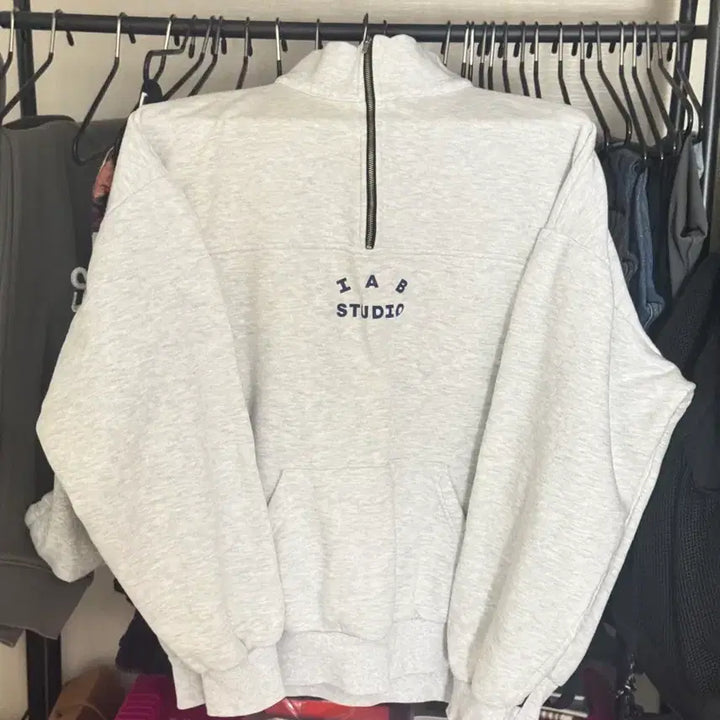 [BUNJANG] Iab Studio Half Zip Pullover / 아이앱 스튜디오 하프 집 풀오버 판매