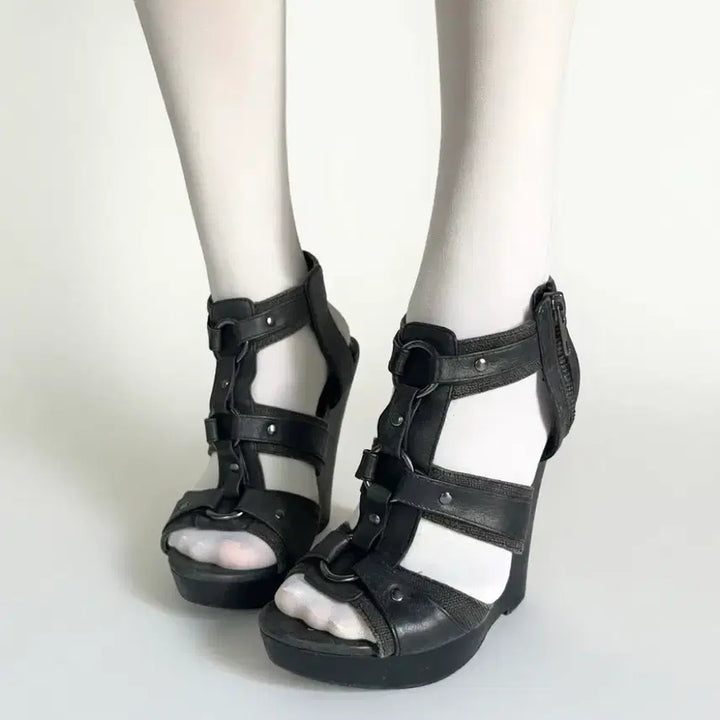 [SOLD OUT] Aldo 00s 하네스 웨지힐