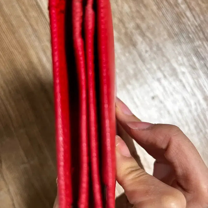 [BUNJANG] Daks Red Check Long Wallet / 닥스 레드 체크 장지갑