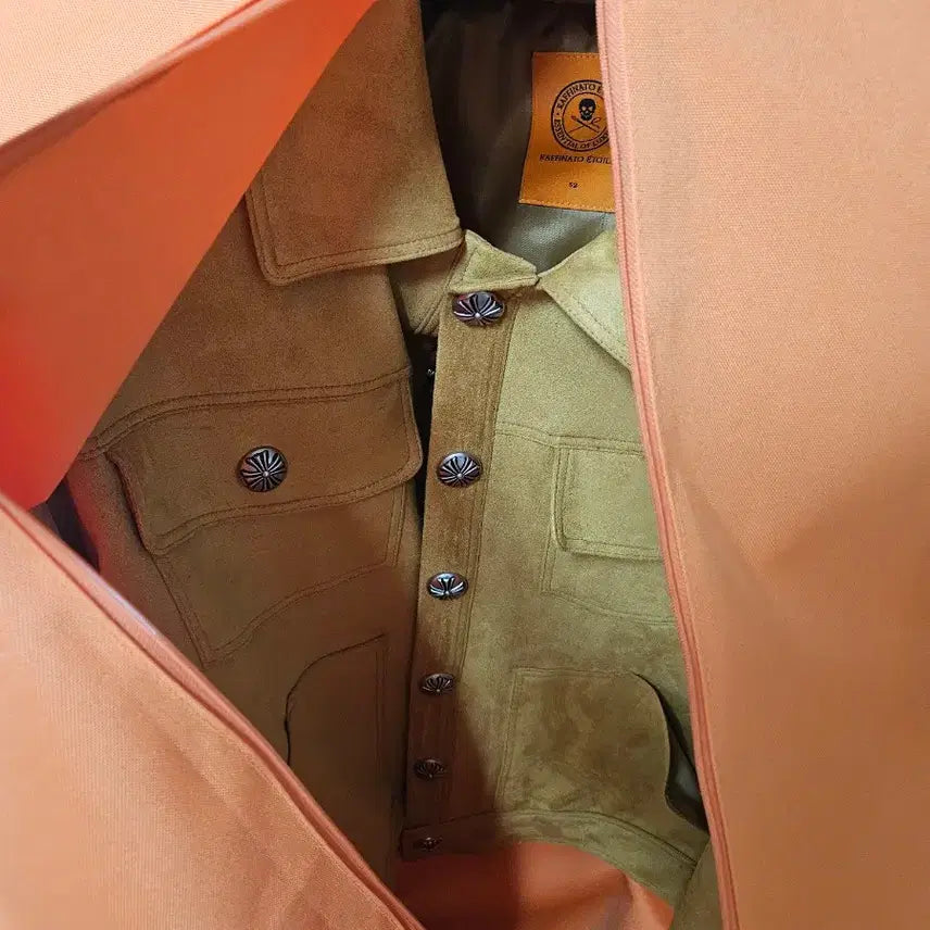 [BUNJANG] Rapinato Suede Trucker Jacket Yellow / 라피나토 스웨이드 트러커 자켓 옐로우
