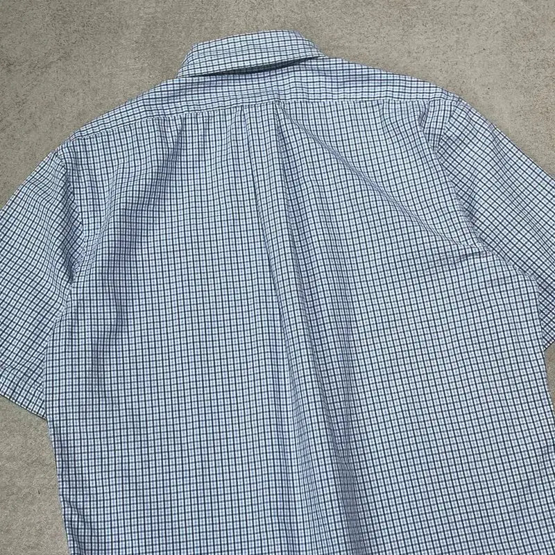 [BUNJANG] Brooks Brothers Checkered Half Shirt / 브룩스브라더스 체크 하프셔츠 s10868