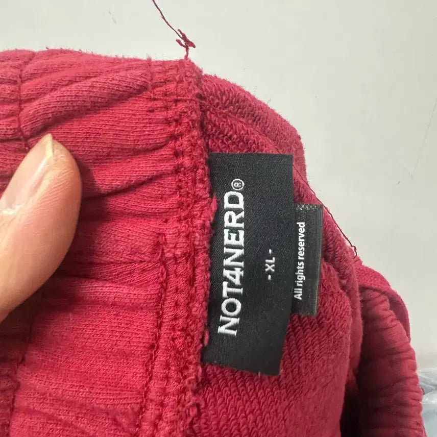 [BUNJANG] Not4nerd Red Jogger Pants XL / [만원 아라비아빈티지]낫포너드 레드 조거 팬츠 XL