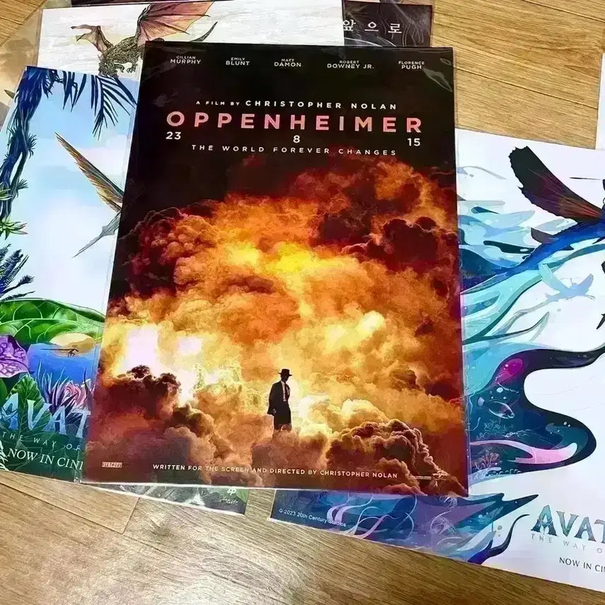 [BUNJANG] Tenet A3 Poster Set / 테넷 A3 포스터 캣닐양면로버트패틴슨 크리스토퍼놀란감독굿즈인셉션오펜하이머