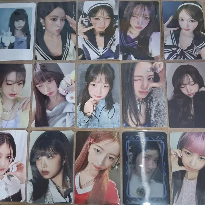 [SOLD OUT] 급처)아이브 친필싸인 레이 포카 공굿포카 일괄