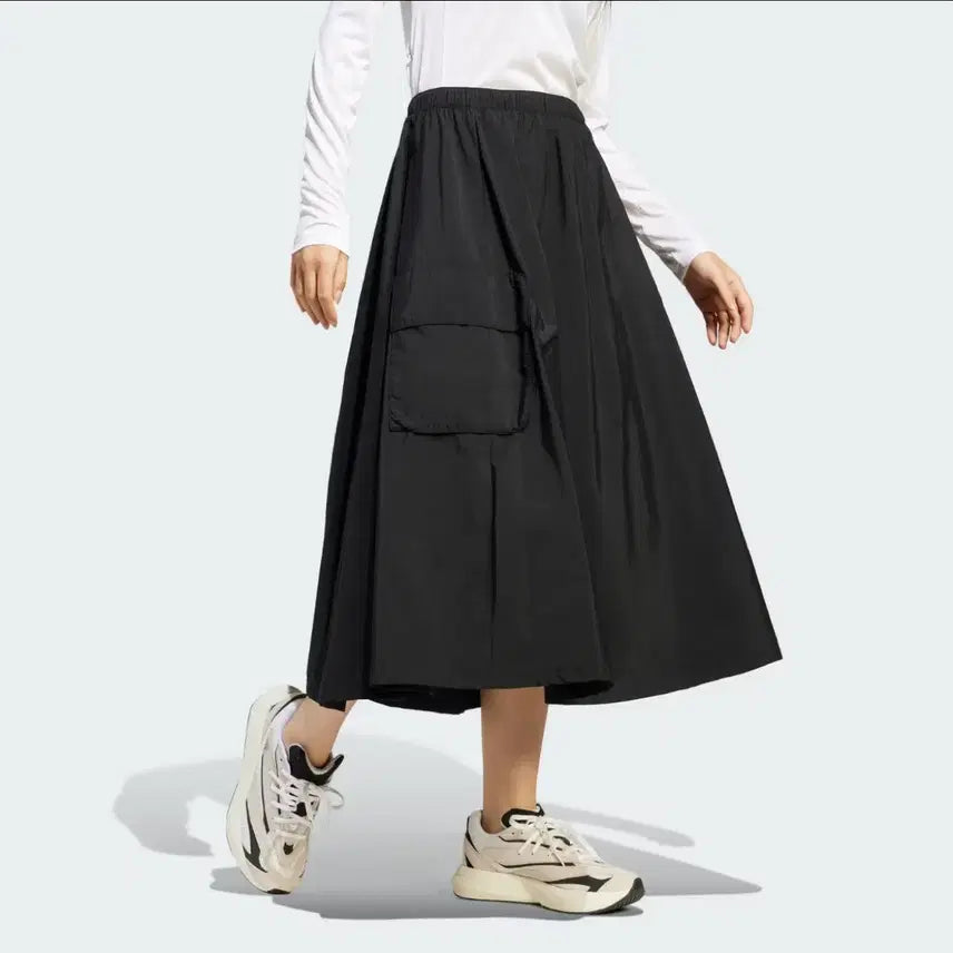 [BUNJANG] Adidas Black Midi Skirt S / 아디다스 블랙 스커트 S