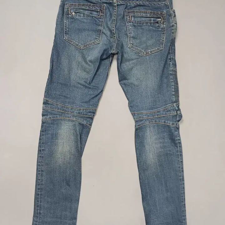 [SOLD OUT] [32] 발망 진청 워싱 바이커진 청바지