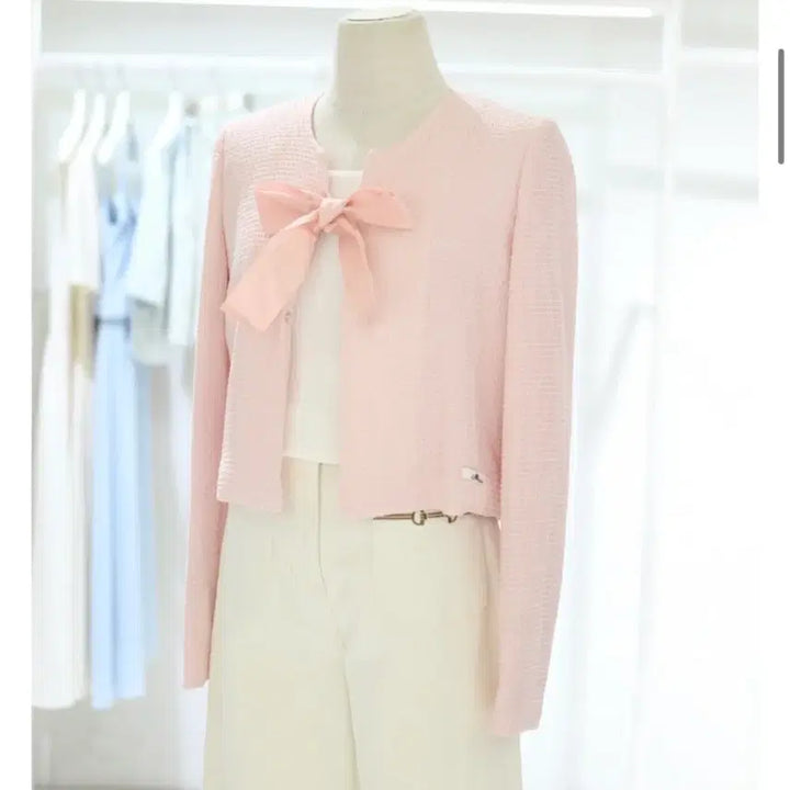 [SOLD OUT] [택있는미개봉새제품] 색감너무이쁨 잇미샤 리본 디테쳐블 자켓  정가 26
