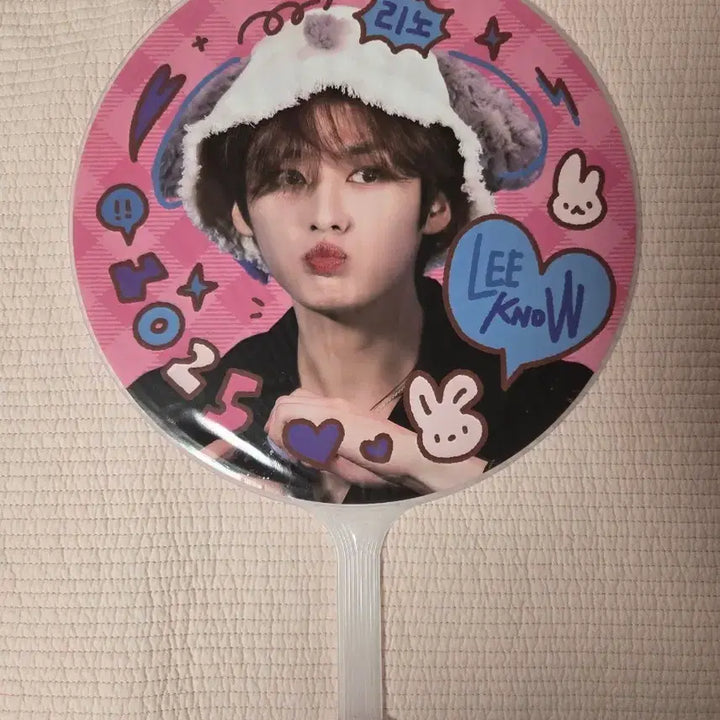 [BUNJANG] Tinyzoo Lee Know Uchiwa Fan / 스키즈 리노 우치와 양도