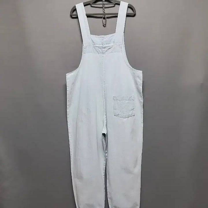 [BUNJANG] Light Wash Denim Overall Pants / 연청 데님 멜빵 바지 (빅싸이즈 가능)