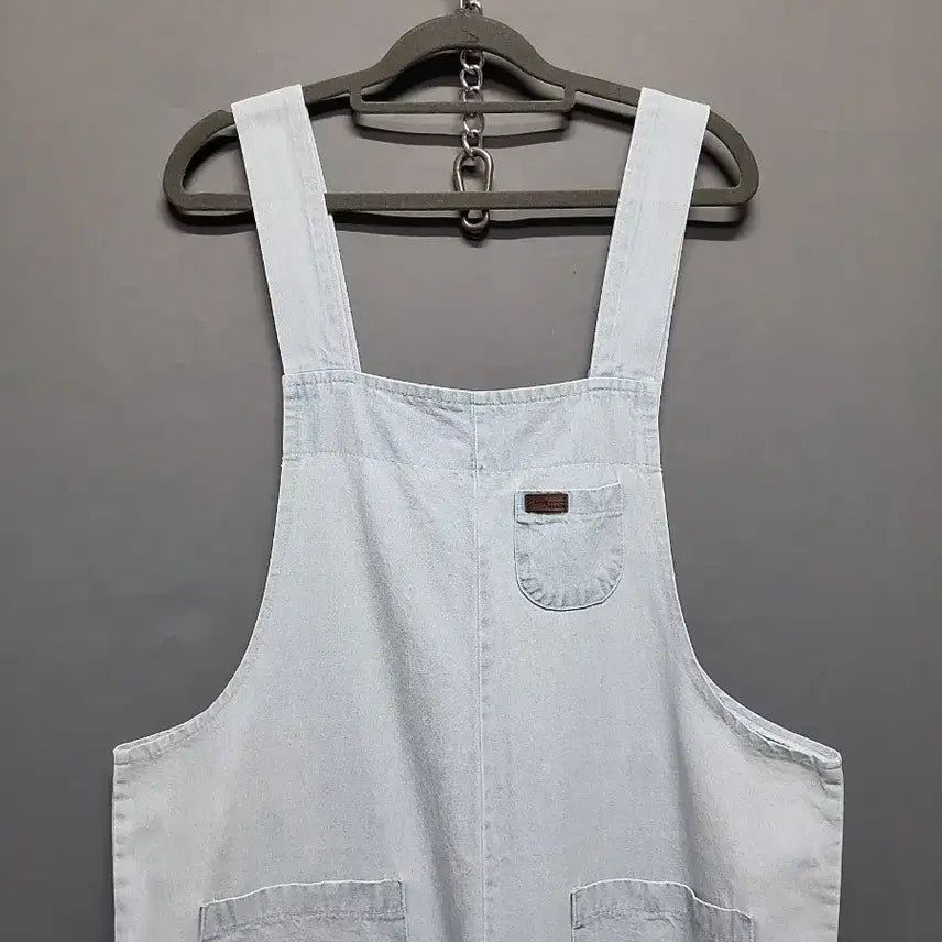 [BUNJANG] Light Wash Denim Overall Pants / 연청 데님 멜빵 바지 (빅싸이즈 가능)