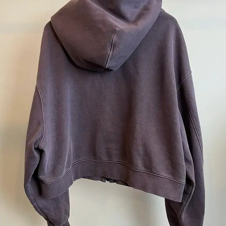 [BUNJANG] Beaker Crop Hoodie Zip-up / 비이커 크롭 후드 집업(정품)2025