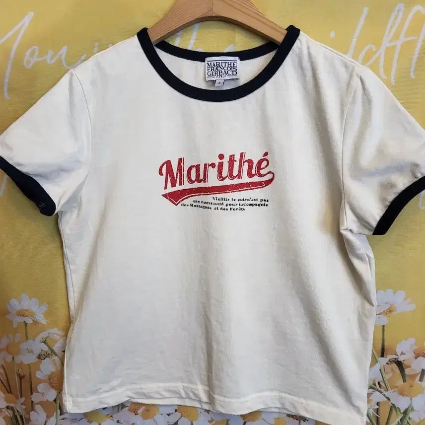 [SOLD OUT] 마리떼 프랑소와 티셔츠 아이보리S