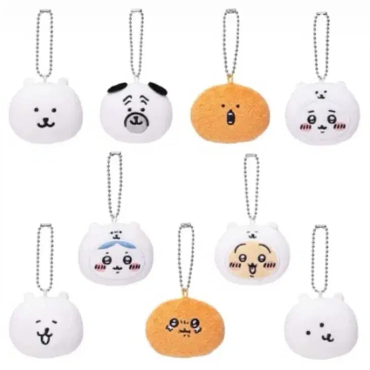 [BUNJANG] Nagano Nongdamgom Face Mascot Keyring / 미개봉)치이카와 농담곰 얼굴 나가노 마스코트 키링