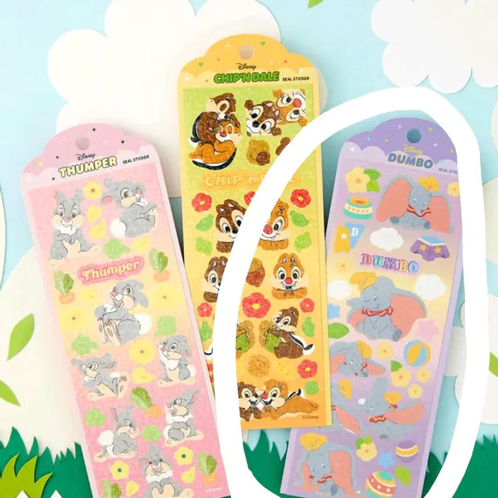 [BUNJANG] Disney Dumbo Transparent Keyring + Sticker / 디즈니 투명 덤보 키링+ 스티커