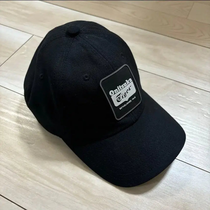 [BUNJANG] Onitsuka Tiger Black Ball Cap / 무배)오니츠카타이거 블랙 볼캡 모자