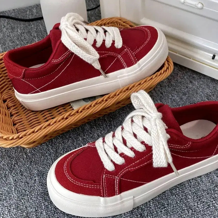 [BUNJANG] Comfortable Canvas Sneakers / 발편한 데일리 스니커즈