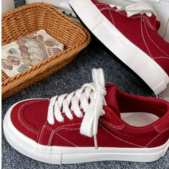 [BUNJANG] Comfortable Canvas Sneakers / 발편한 데일리 스니커즈