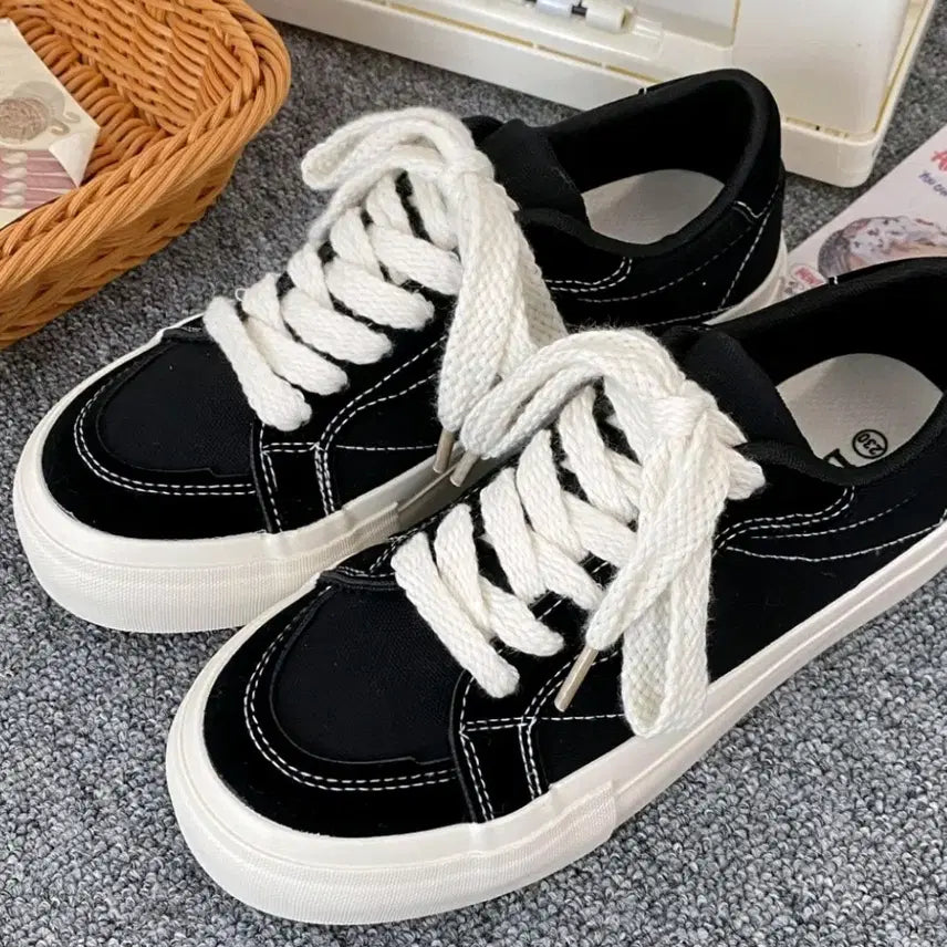 [BUNJANG] Comfortable Canvas Sneakers / 발편한 데일리 스니커즈