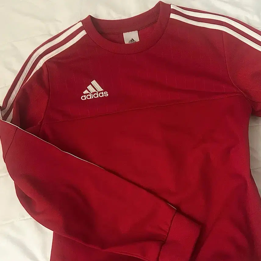 [BUNJANG] Adidas Crewneck Red M / 아디다스 맨투맨 레드 M