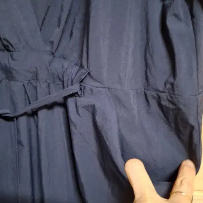 [BUNJANG] Unbranded Long Crinkle Dress / 바스락 롱 원피스
