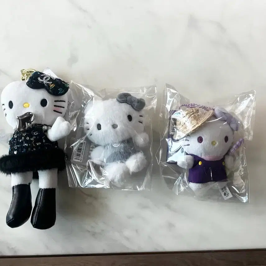 [SOLD OUT] 헬로키티 인형 키링인형3종 (새상품)