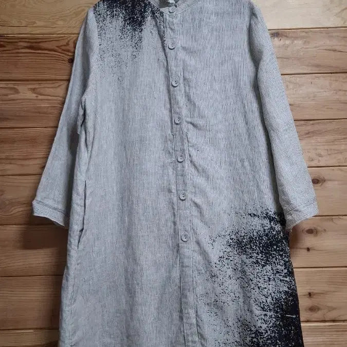 [BUNJANG] Linen One-Piece Jacket / 린넨 원피스형 자켓