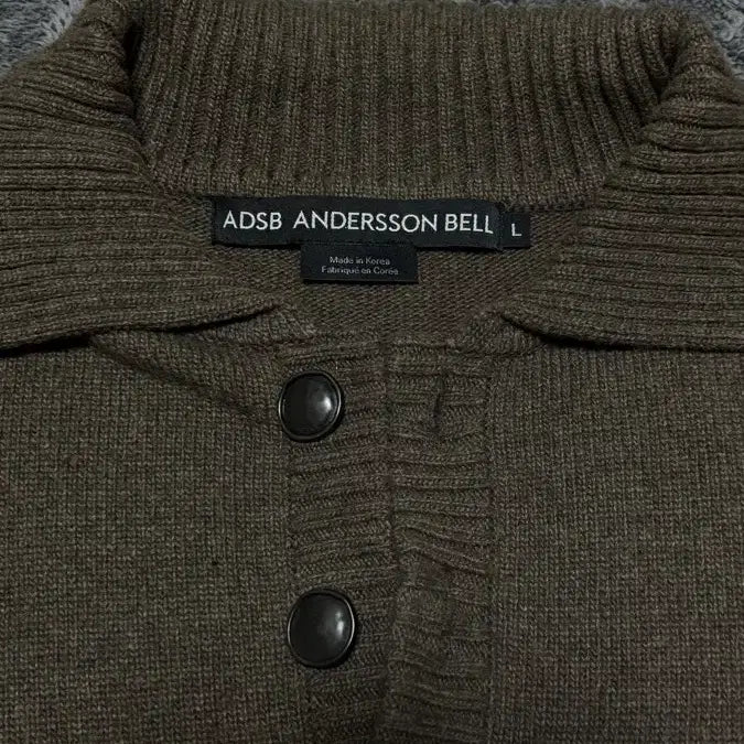 [BUNJANG] Andersson Bell Cutout Polo Sweater L / 앤더슨벨 컷아웃 폴로 스웨터 L