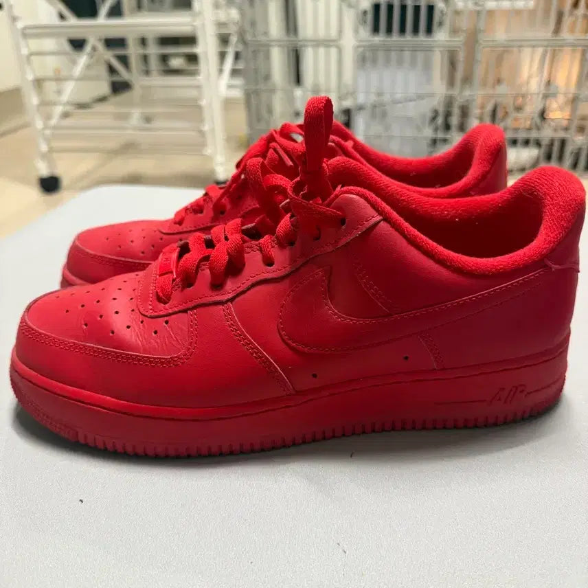 [BUNJANG] Nike Air Force Triple Red Sneakers / 나이키 에어포스 트리플레드 280 (박스X)