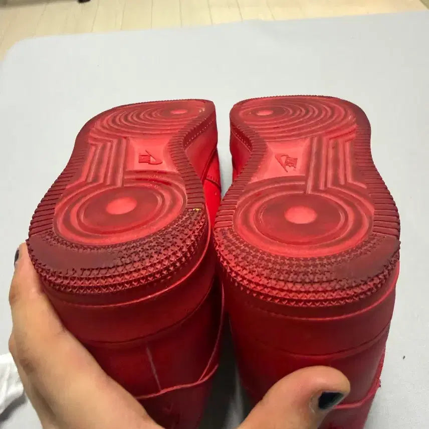 [BUNJANG] Nike Air Force Triple Red Sneakers / 나이키 에어포스 트리플레드 280 (박스X)