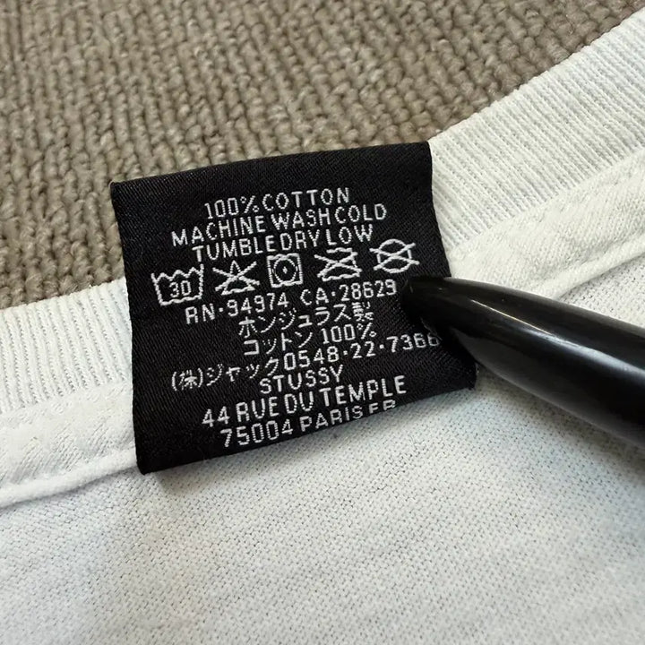 [BUNJANG] Stussy Tribe Stack T-shirt (White, M) / stussy 스투시 트라이브 스택 티셔츠 m