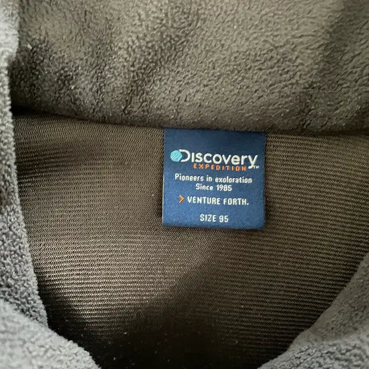 [BUNJANG] Discovery Fleece Zip-up Gray / 디스커버리 후리스 집업 그레이