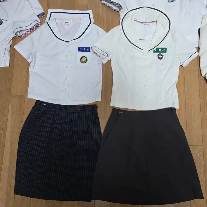[BUNJANG] School Uniform Summer Set / 예쁜 여자교복 하복교복 2점 세트(부천동여중, 소사고)