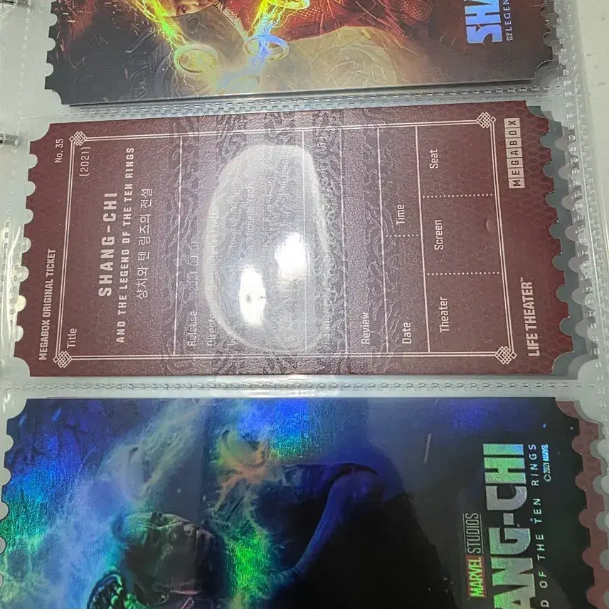 [SOLD OUT] 샹치 오티 2종 메가박스 오리지널티켓