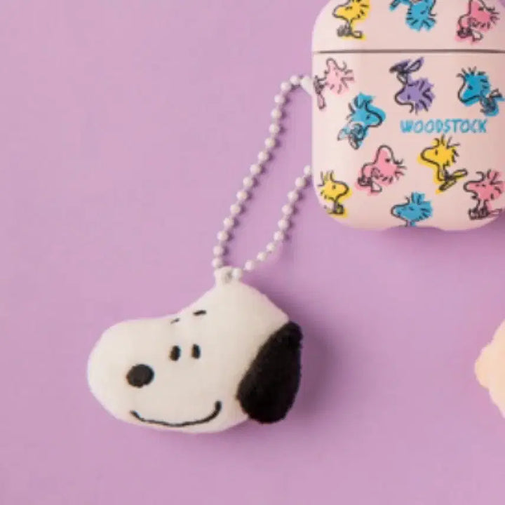 [BUNJANG] Peanuts Snoopy Face Chubby Keyring / 피너츠 프렌즈 페이스 통통 키링 스누피