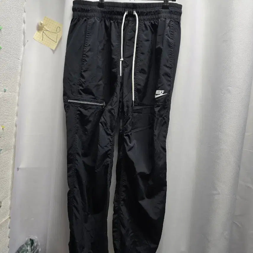 [BUNJANG] Nike Black Windbreaker Training Pants / 나이키 블랙 바람막이 트레이닝 바지