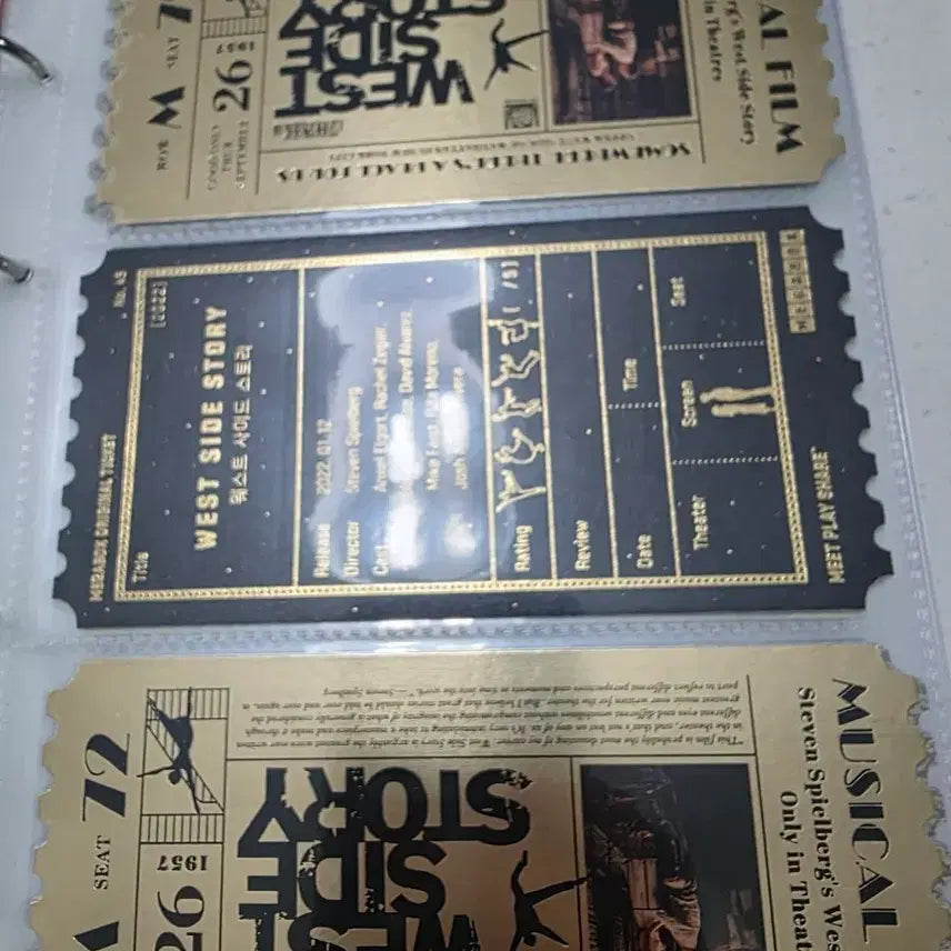 [BUNJANG] West Side Story Original Ticket / 웨스트사이드스토리 오티 메가박스 오리지널티켓