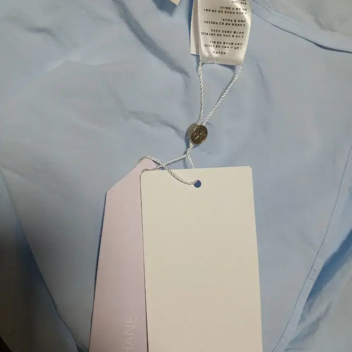 [BUNJANG] HANE Frill Blouse (Sky Blue) - Size M / HANE 하네 프릴 블라우스 M 새상품