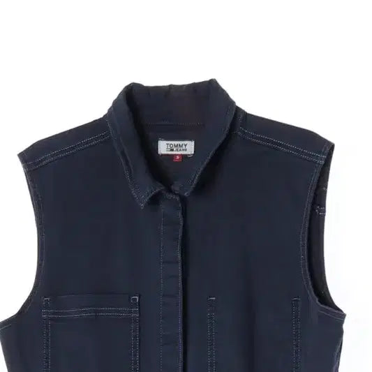 [BUNJANG] Tommy Jeans Sleeveless Work Jumpsuit / 타미진스 네이비 슬리브리스 워크 점프수트 S