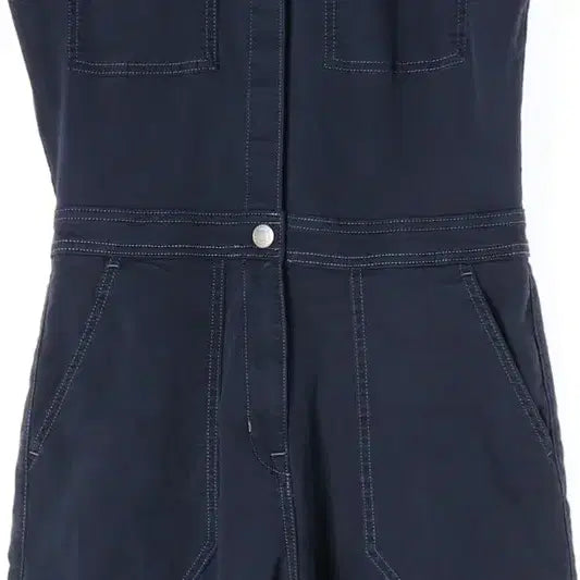 [BUNJANG] Tommy Jeans Sleeveless Work Jumpsuit / 타미진스 네이비 슬리브리스 워크 점프수트 S