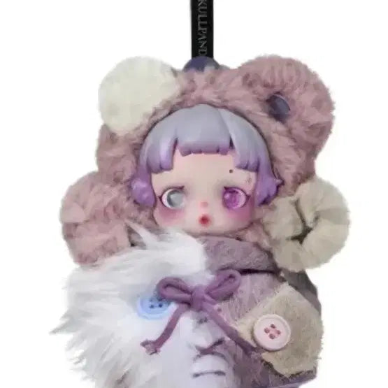 [BUNJANG] POP MART Skullpanda Rati Bear Keychain / 팝마트 스컬판다 날 찾아봐 래티베어 인형 키링 새상품